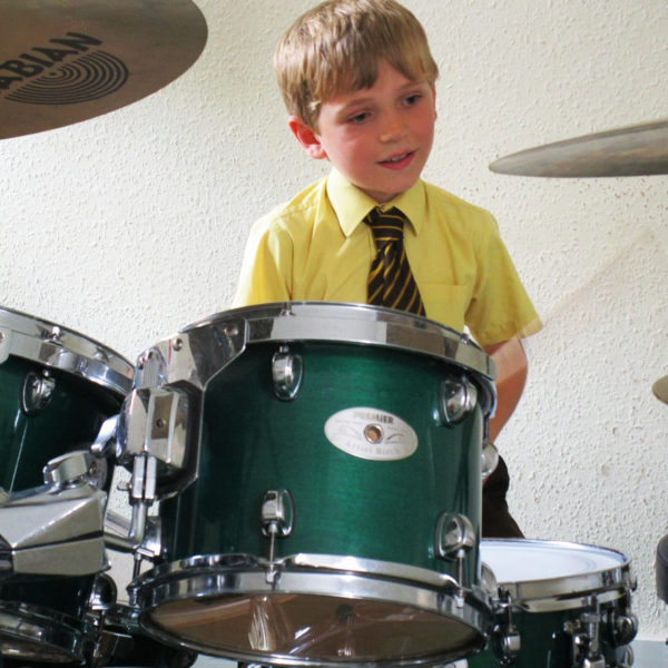 Boy on drums
